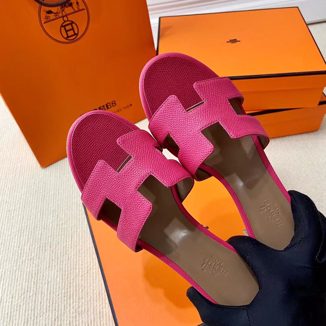 에르메스 올수공 오아시스 슬리퍼 샌들 앱송 32